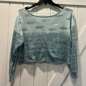 Pink cropped sweatshirt